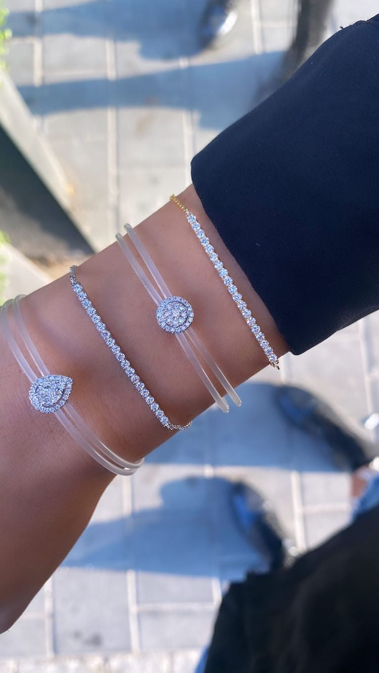 Bracelet Semi Tennis 0.50 ct