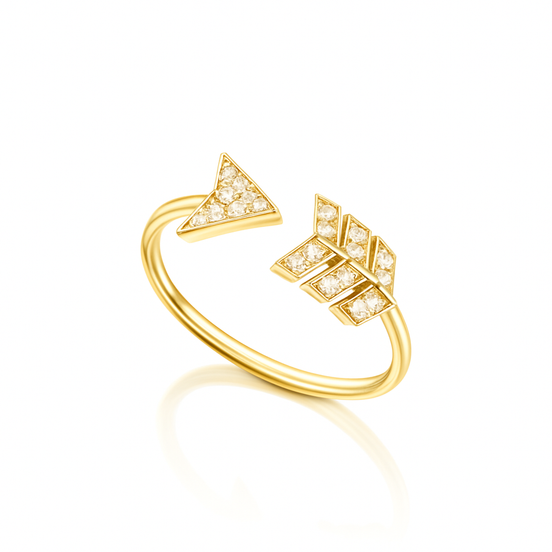 Bague Ouverte Arrow
