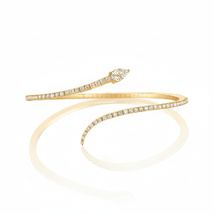 Bracelet Poire Ouvert