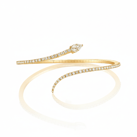 Bracelet Poire Ouvert