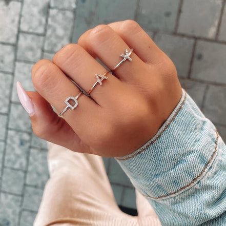 Bague Lettre