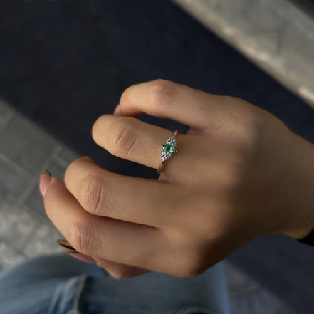 Bague Vintage Emeraude