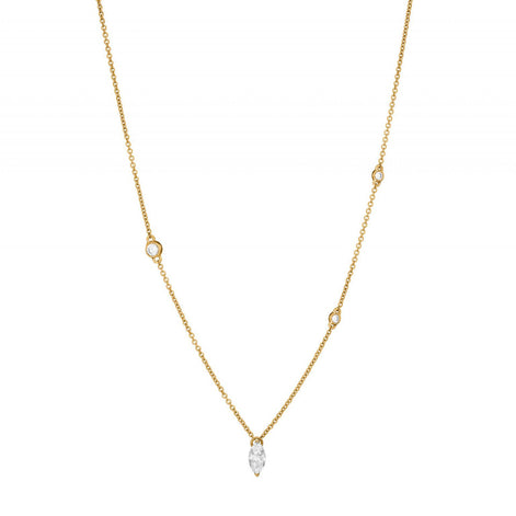 Collier Asymétrique Marquise