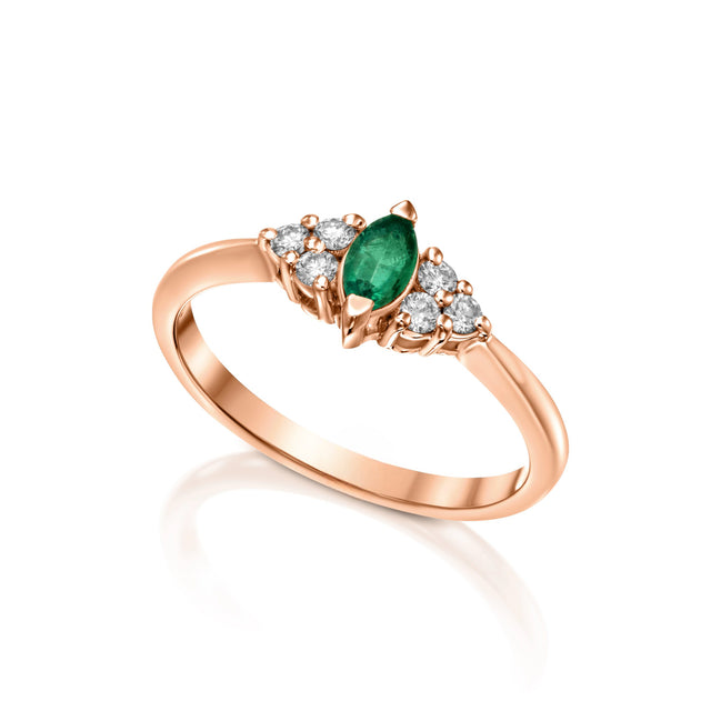 Bague Vintage Emeraude