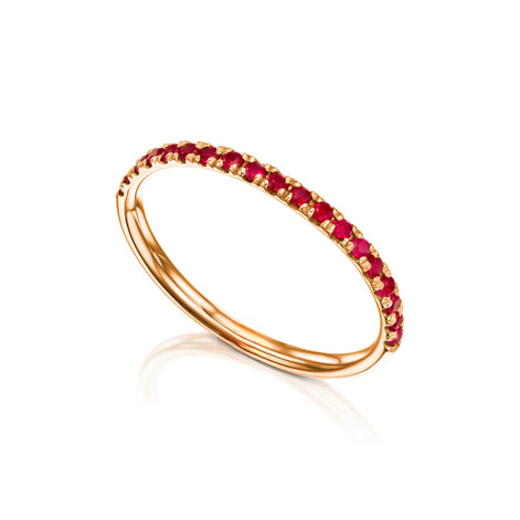 Bague Demi Alliance Ava Rouge
