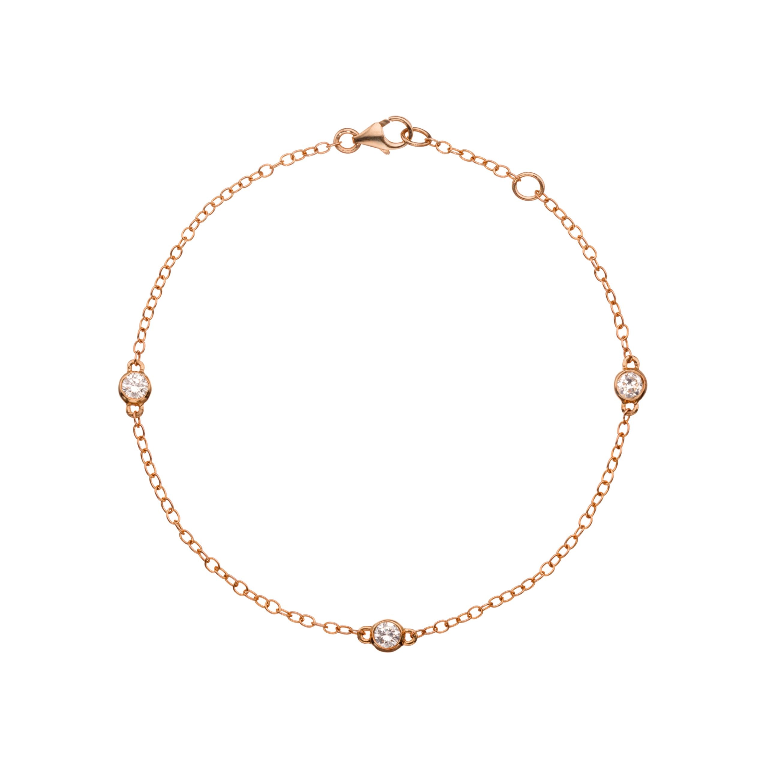 Bracelet Elie 3 diamants