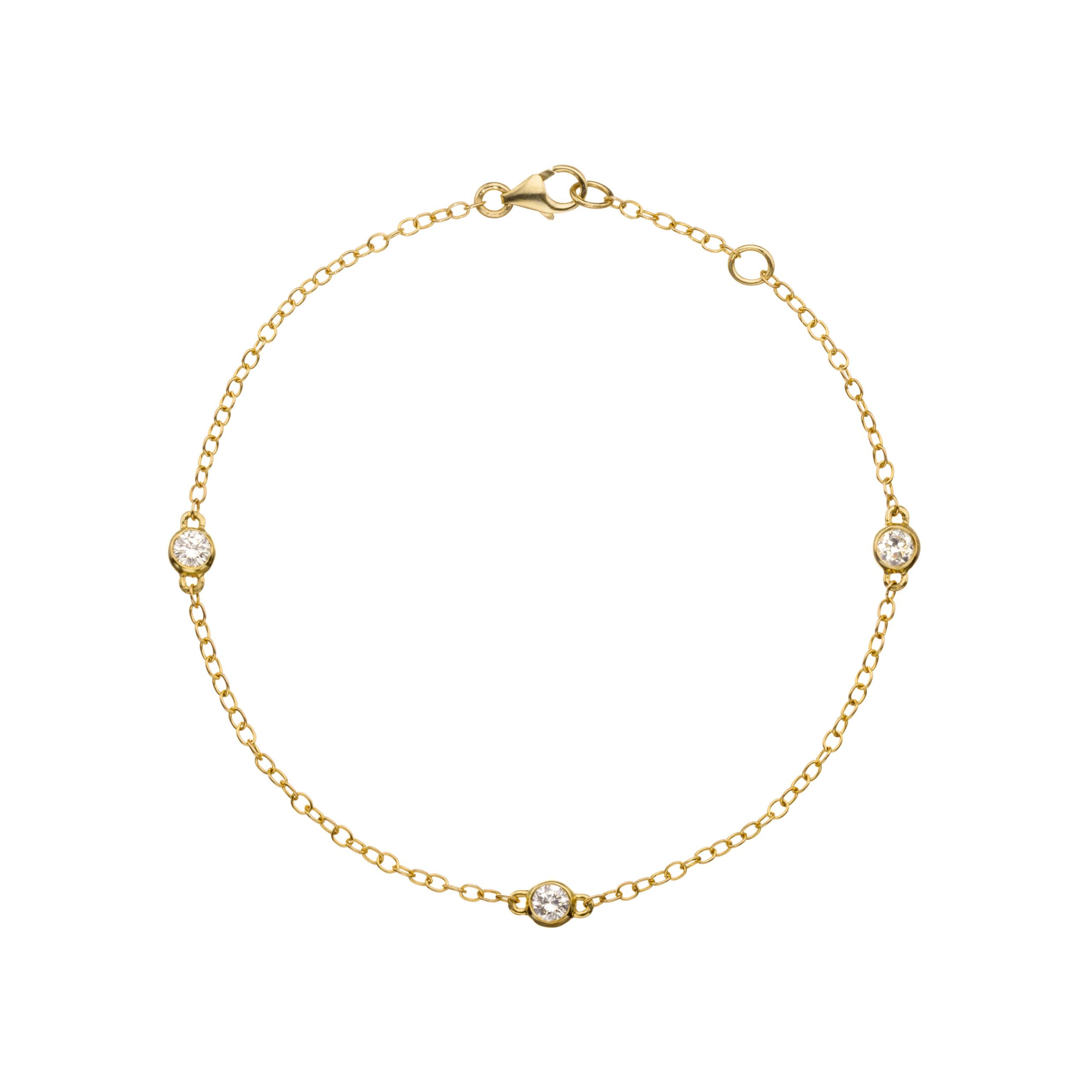 Bracelet Elie 3 diamants