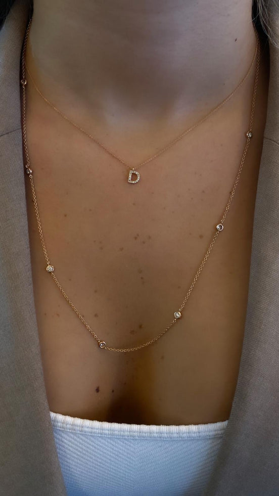 Collier Ellie 8 diamants