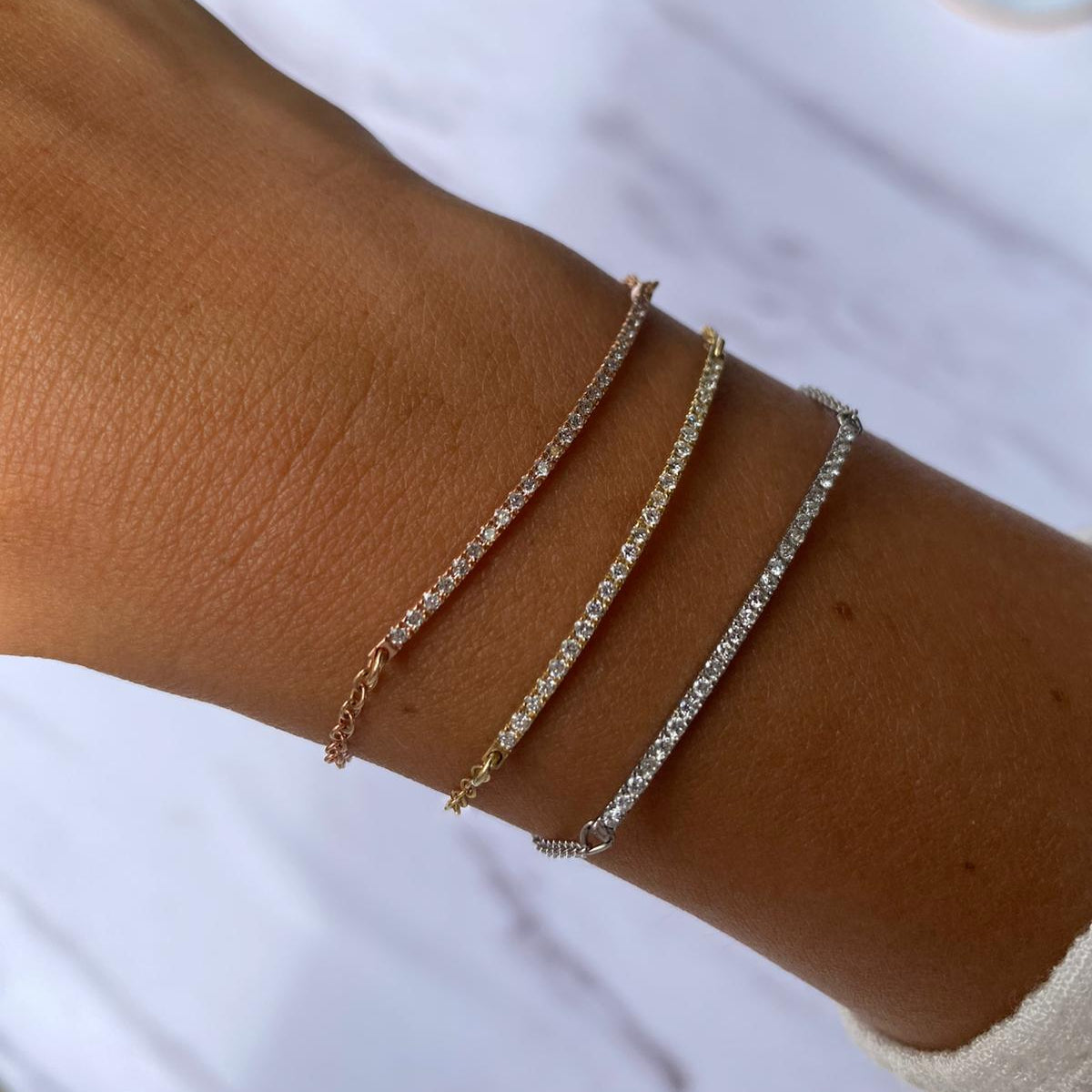 Bracelet Semi Tennis 0.25 ct