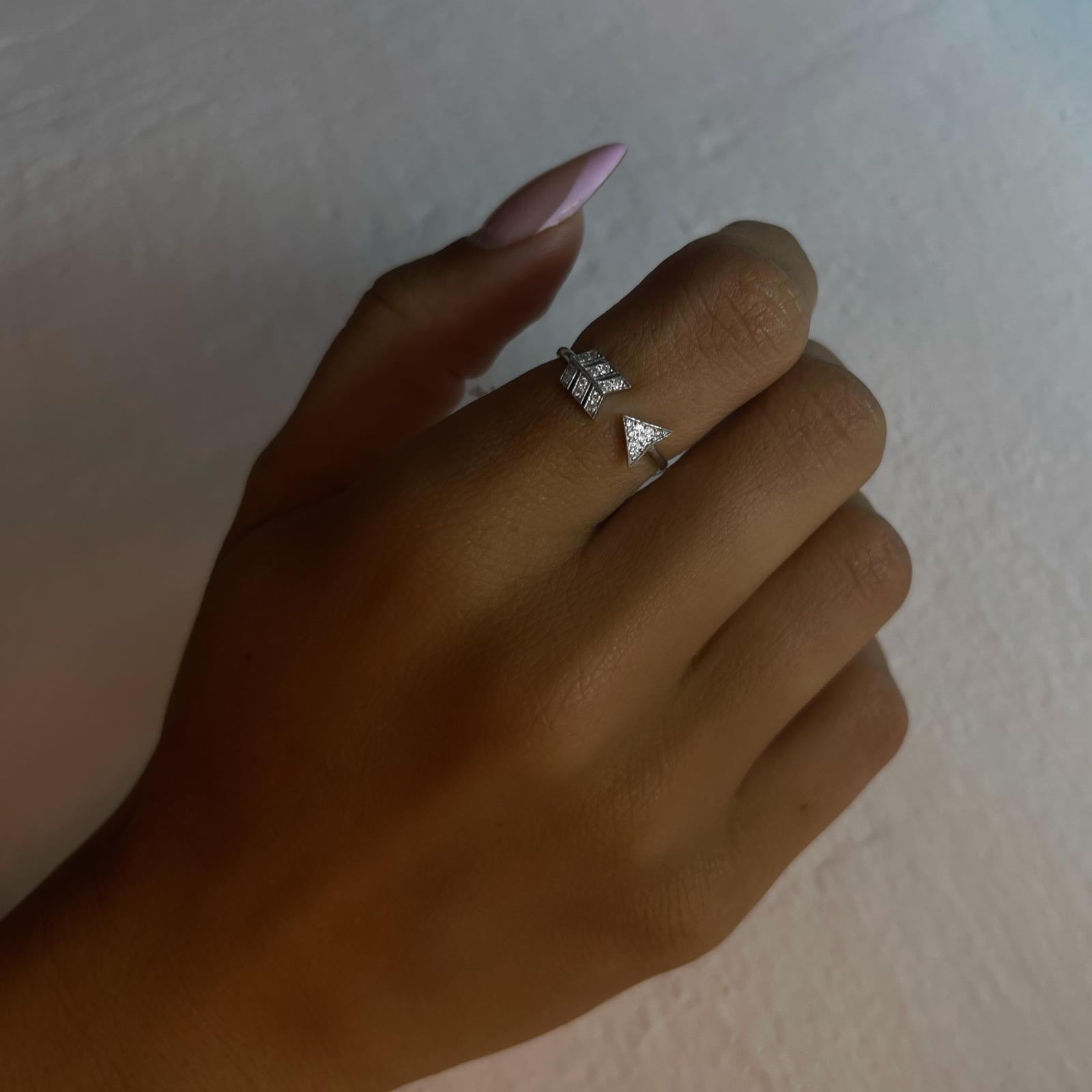 Bague Ouverte Arrow